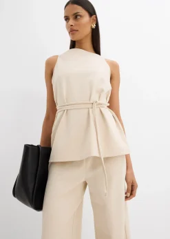 bonprix Top en maille piquée|Femme Deux Pièces & Ensembles|T-Shirts & Tops