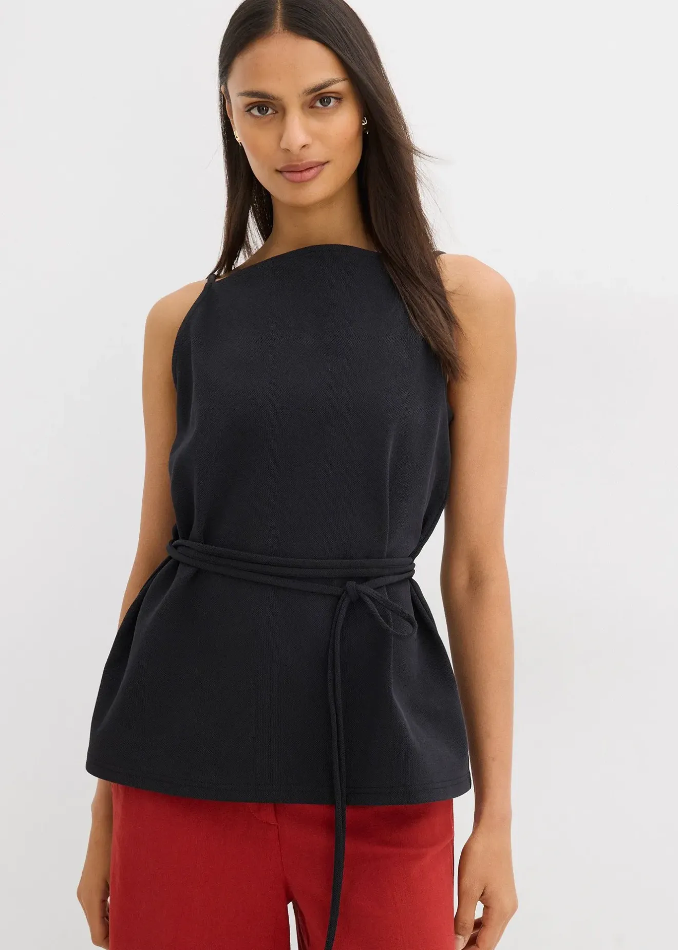 Femme bonprix Deux Pièces & Ensembles|T-Shirts & Tops|Top en maille piquée