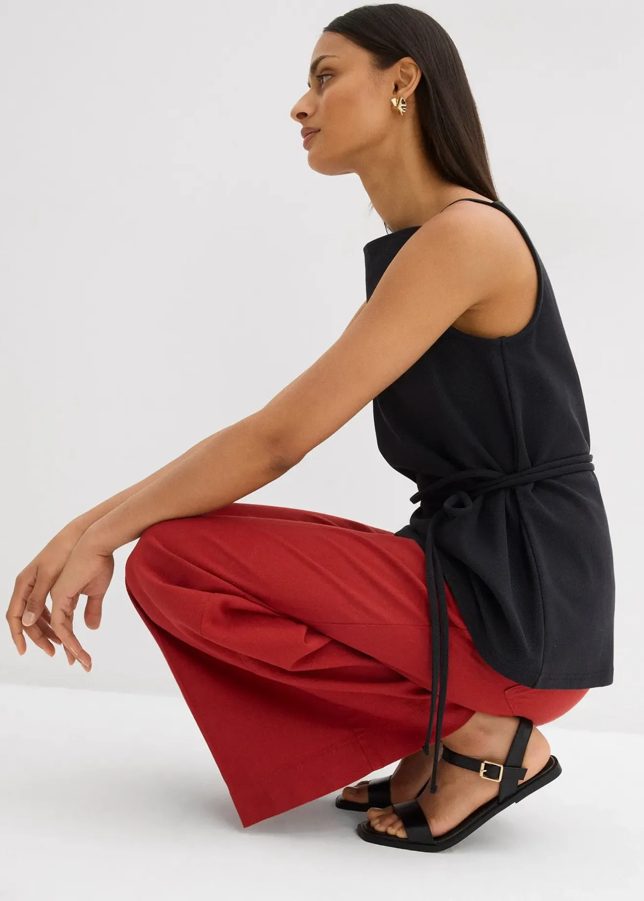 Femme bonprix Deux Pièces & Ensembles|T-Shirts & Tops|Top en maille piquée