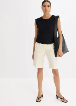 Femme bonprix T-Shirts & Tops|Top en matière texturée