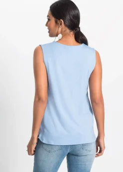 bonprix Top en viscose douce et extensible|Femme T-Shirts & Tops