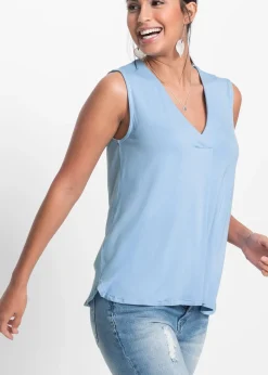 bonprix Top en viscose douce et extensible|Femme T-Shirts & Tops
