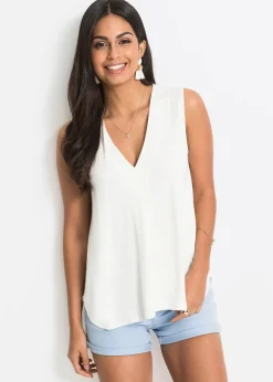 Femme bonprix T-Shirts & Tops|Top en viscose douce et extensible