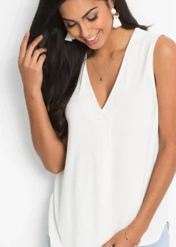 Femme bonprix T-Shirts & Tops|Top en viscose douce et extensible