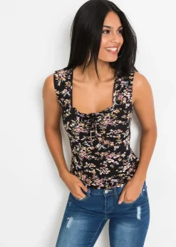 Femme bonprix T-Shirts & Tops|Top en viscose fluide