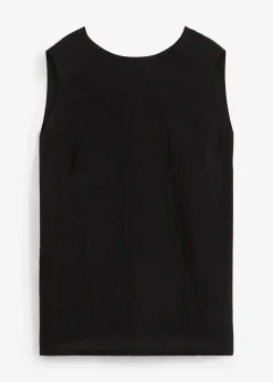 bonprix Top en viscose mélangée, effet froissé|Femme Deux Pièces & Ensembles|Chemisiers