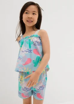 Enfant bonprix Vêtements Enfant|Filles 2-8 Ans·T-Shirts & Chemisiers|Top et short 100% coton (ens. 2 pces)