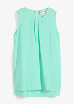 Femme bonprix Chemisiers|T-Shirts & Tops|Top fluide sans manches en viscose mélangée