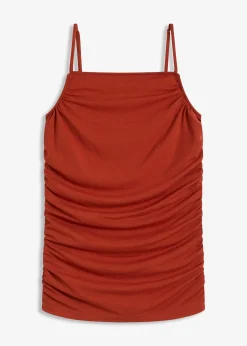 Femme bonprix T-Shirts & Tops|Top froncé à fines bretelles