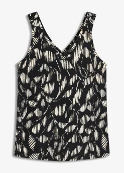 bonprix Top imprimé en jersey texturé|Femme T-Shirts & Tops