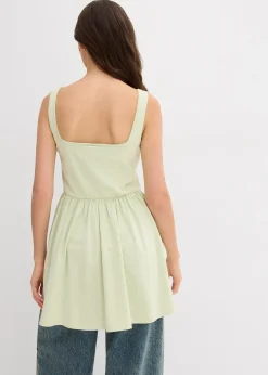 Femme bonprix T-Shirts & Tops|Top long en coton extensible