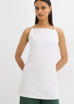 Femme bonprix T-Shirts & Tops|Top long en coton extensible