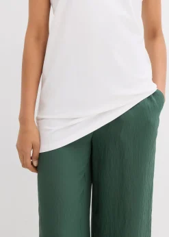 Femme bonprix T-Shirts & Tops|Top long en coton extensible