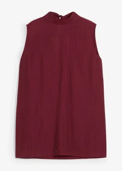 bonprix Top long et texturé en viscose mélangée|Femme Deux Pièces & Ensembles|T-Shirts & Tops