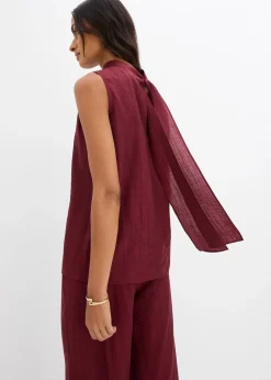 bonprix Top long et texturé en viscose mélangée|Femme Deux Pièces & Ensembles|T-Shirts & Tops