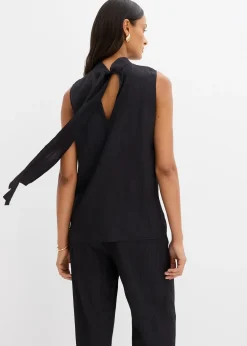 Femme bonprix Deux Pièces & Ensembles|T-Shirts & Tops|Top long et texturé en viscose mélangée