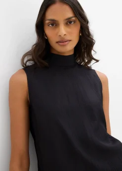 Femme bonprix Deux Pièces & Ensembles|T-Shirts & Tops|Top long et texturé en viscose mélangée