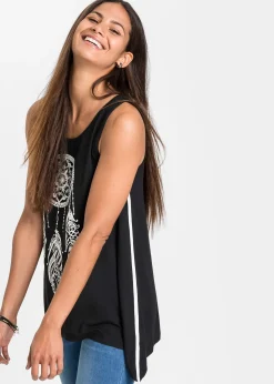 Femme bonprix T-Shirts & Tops|Top long imprimé