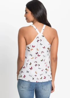 Femme bonprix Chemisiers|T-Shirts & Tops|Top sans manches 100% viscose