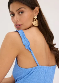 Femme bonprix T-Shirts & Tops|Top volanté à fines bretelles