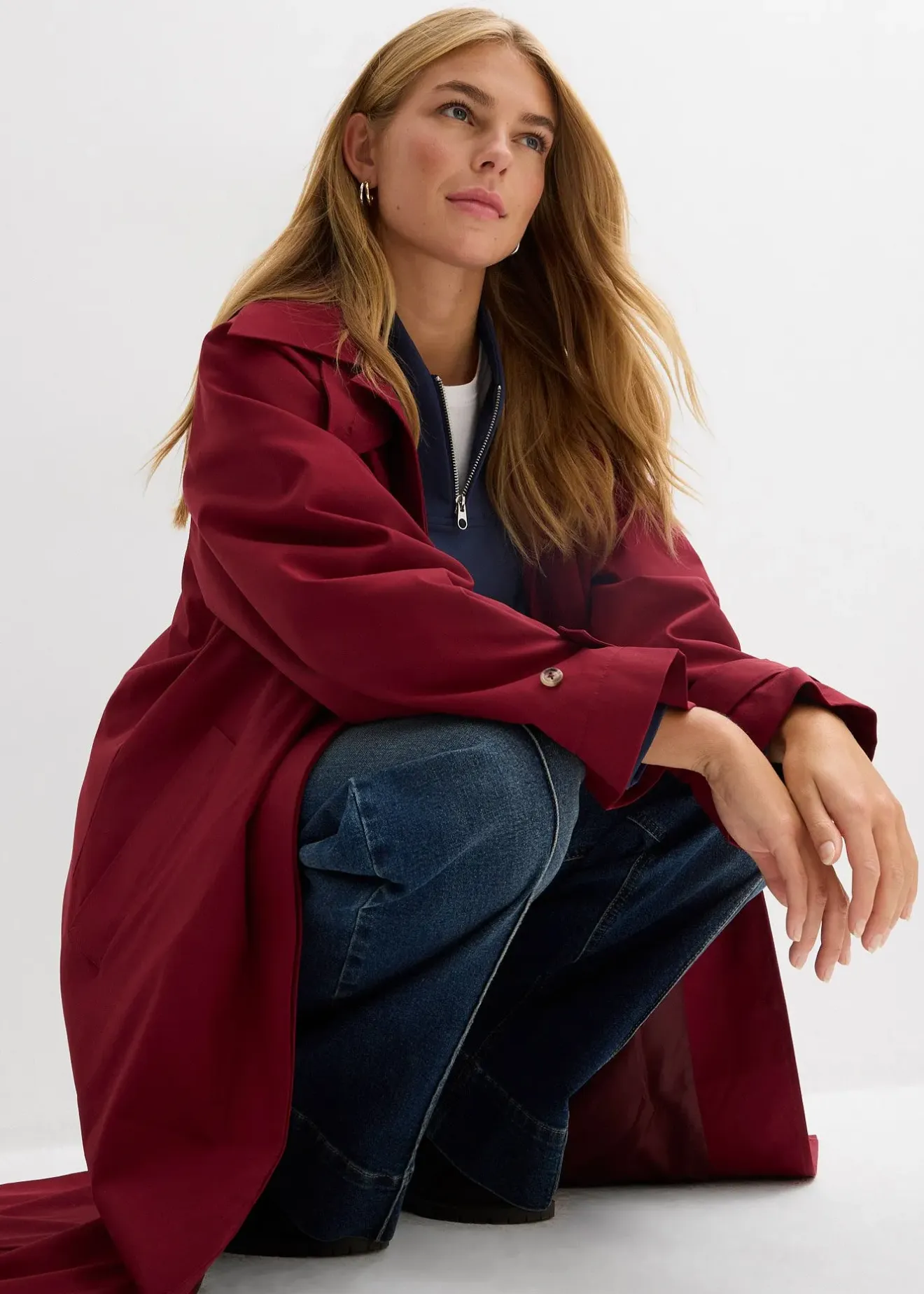 Femme bonprix Vestes & Manteaux|Trench à pattes