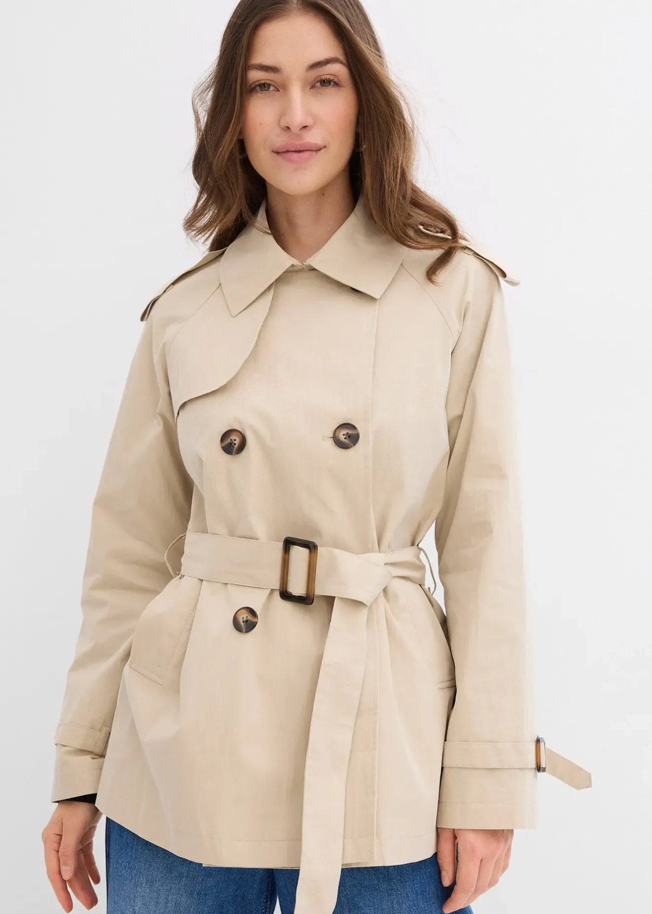 bonprix Trench court|Femme Vestes & Manteaux