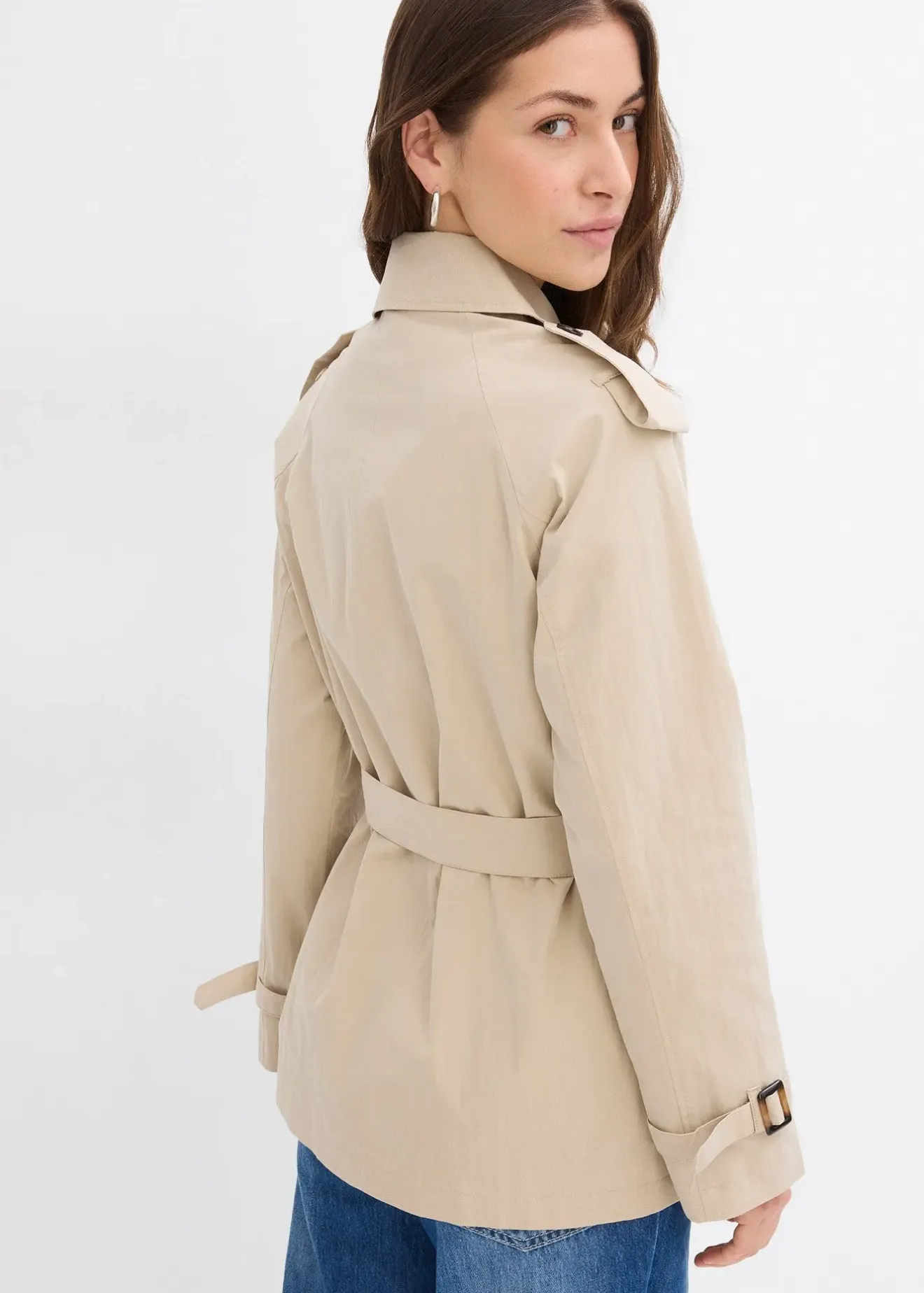 bonprix Trench court|Femme Vestes & Manteaux