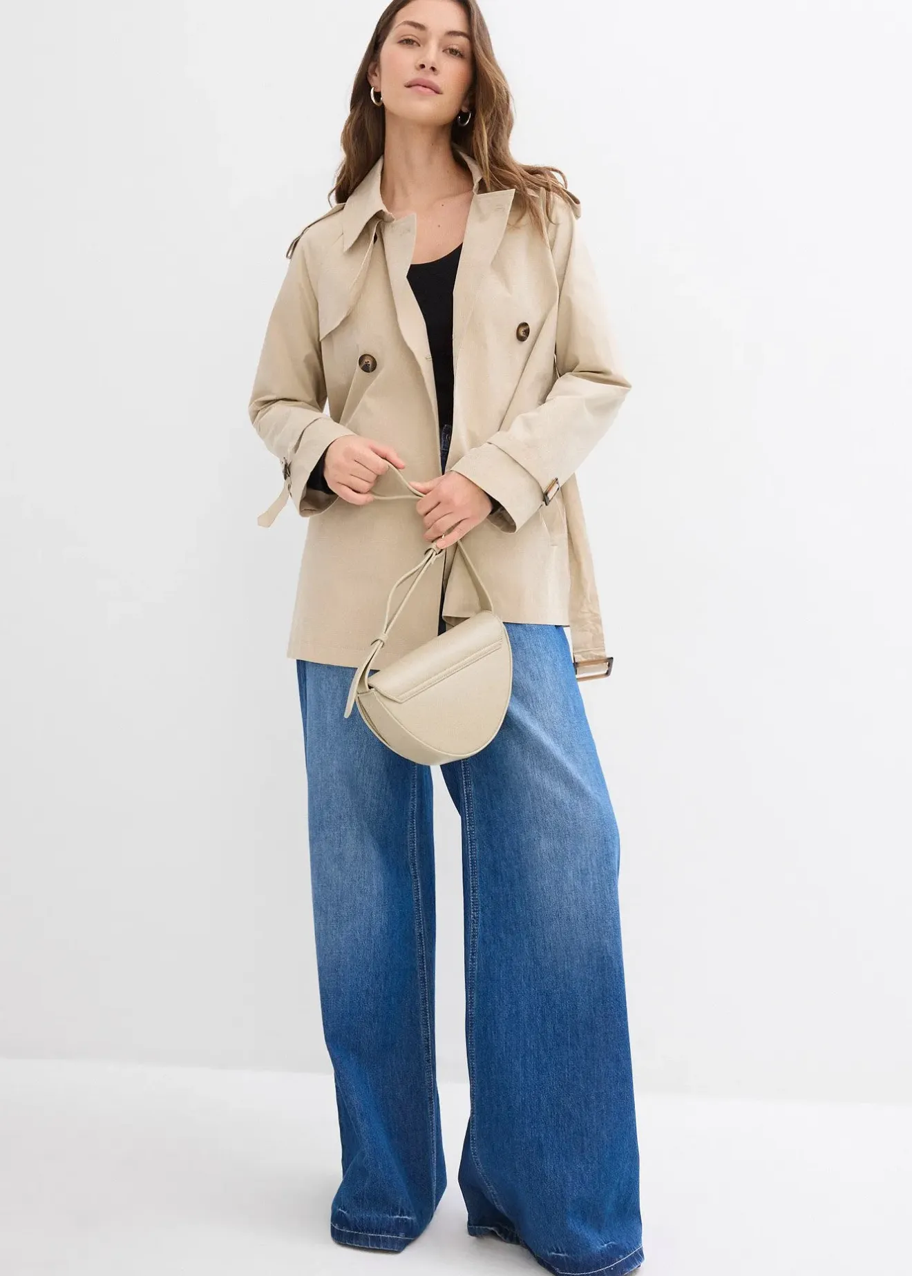 bonprix Trench court|Femme Vestes & Manteaux