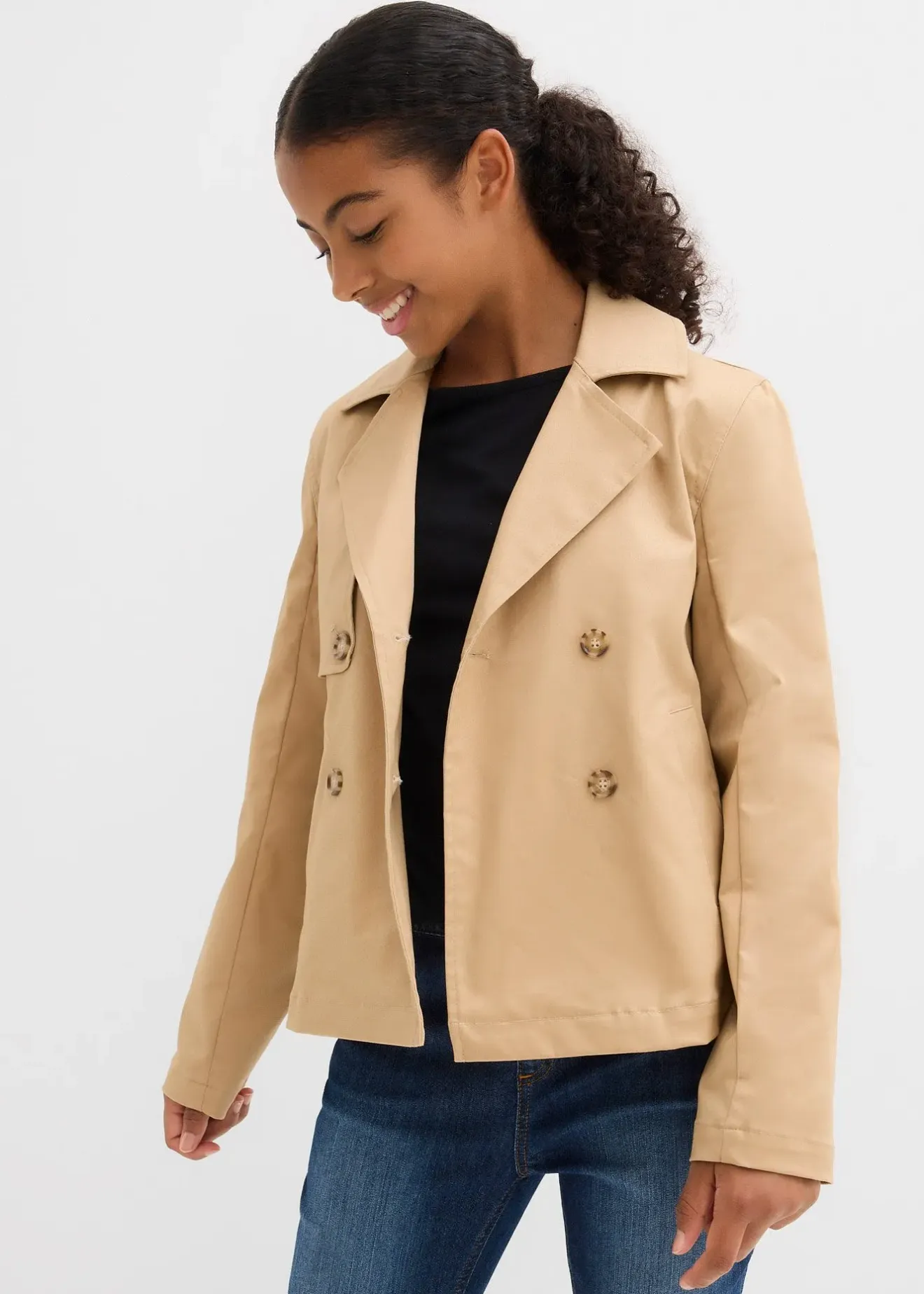 Enfant bonprix Vêtements Enfant|Filles 9-16 Ans·Vestes Outdoor|Trench court