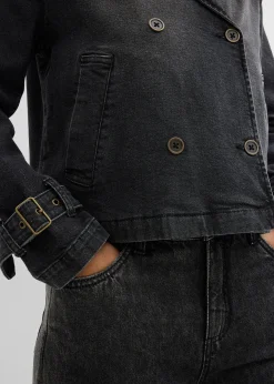 Femme bonprix Vestes & Manteaux|Trench court en denim