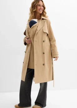 bonprix Trench de grossesse 3en1 avec empiècement de portage|Femme Femme Enceinte