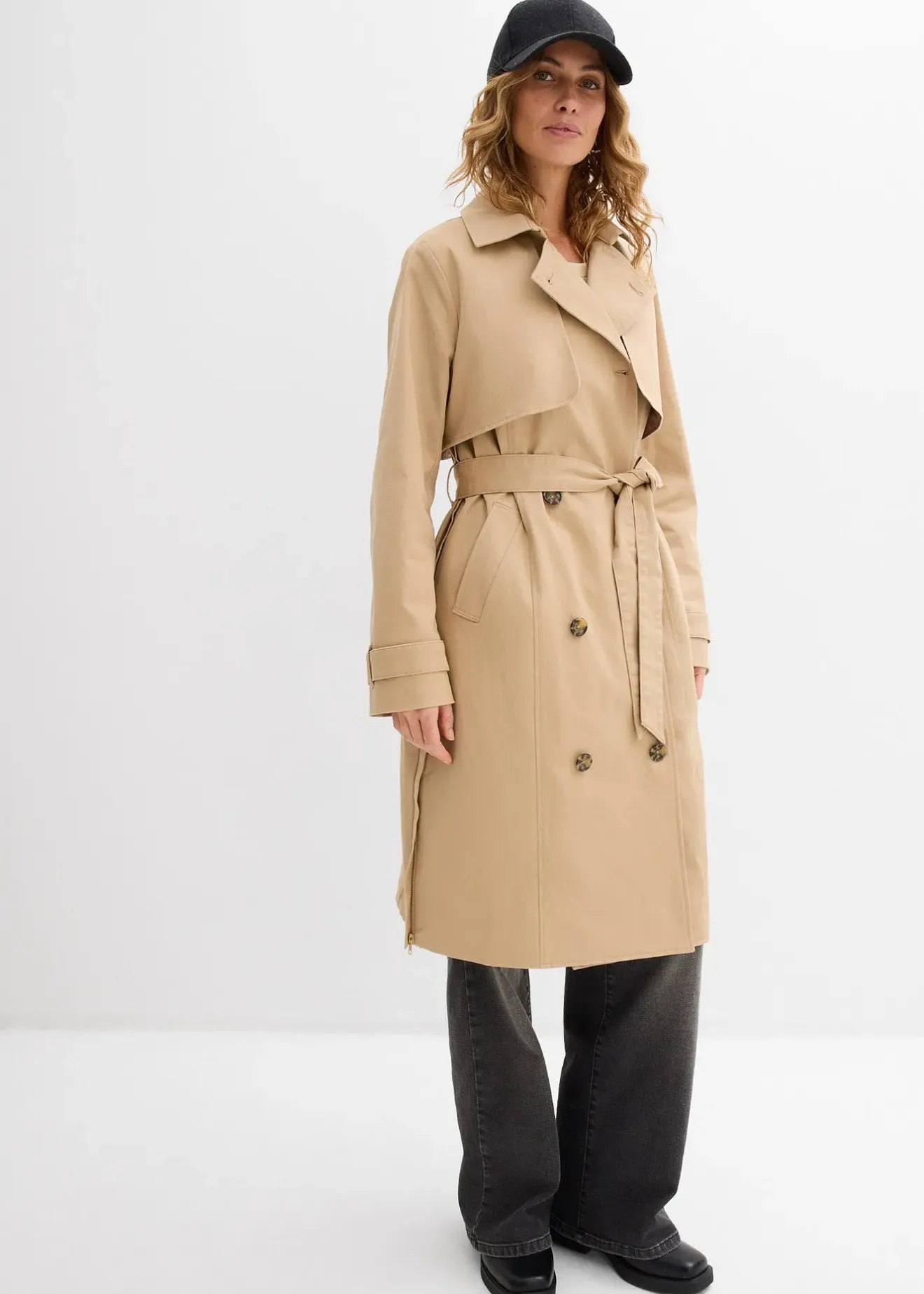 bonprix Trench de grossesse 3en1 avec empiècement de portage|Femme Femme Enceinte