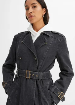 bonprix Trench en jean|Femme Vestes & Manteaux
