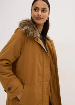 bonprix Trench-coat rembourré à col amovible|Femme Vestes & Manteaux
