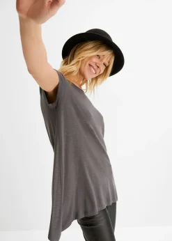 bonprix T-shirt à base asymétrique|Femme T-Shirts & Tops