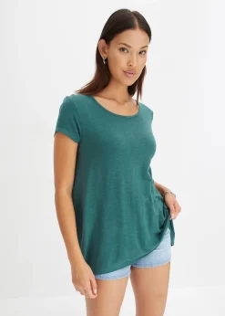 Femme bonprix T-Shirts & Tops|T-shirt à base asymétrique