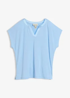 Femme bonprix T-Shirts & Tops|T-shirt à bordure satinée