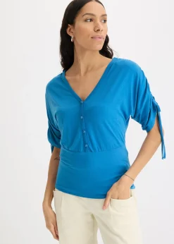 Femme bonprix T-Shirts & Tops|T-shirt à boutons décoratifs