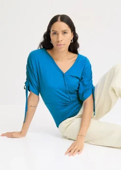 Femme bonprix T-Shirts & Tops|T-shirt à boutons décoratifs