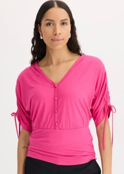 bonprix T-shirt à boutons décoratifs|Femme T-Shirts & Tops