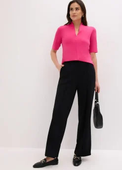 Femme bonprix T-Shirts & Tops|T-shirt à col calice