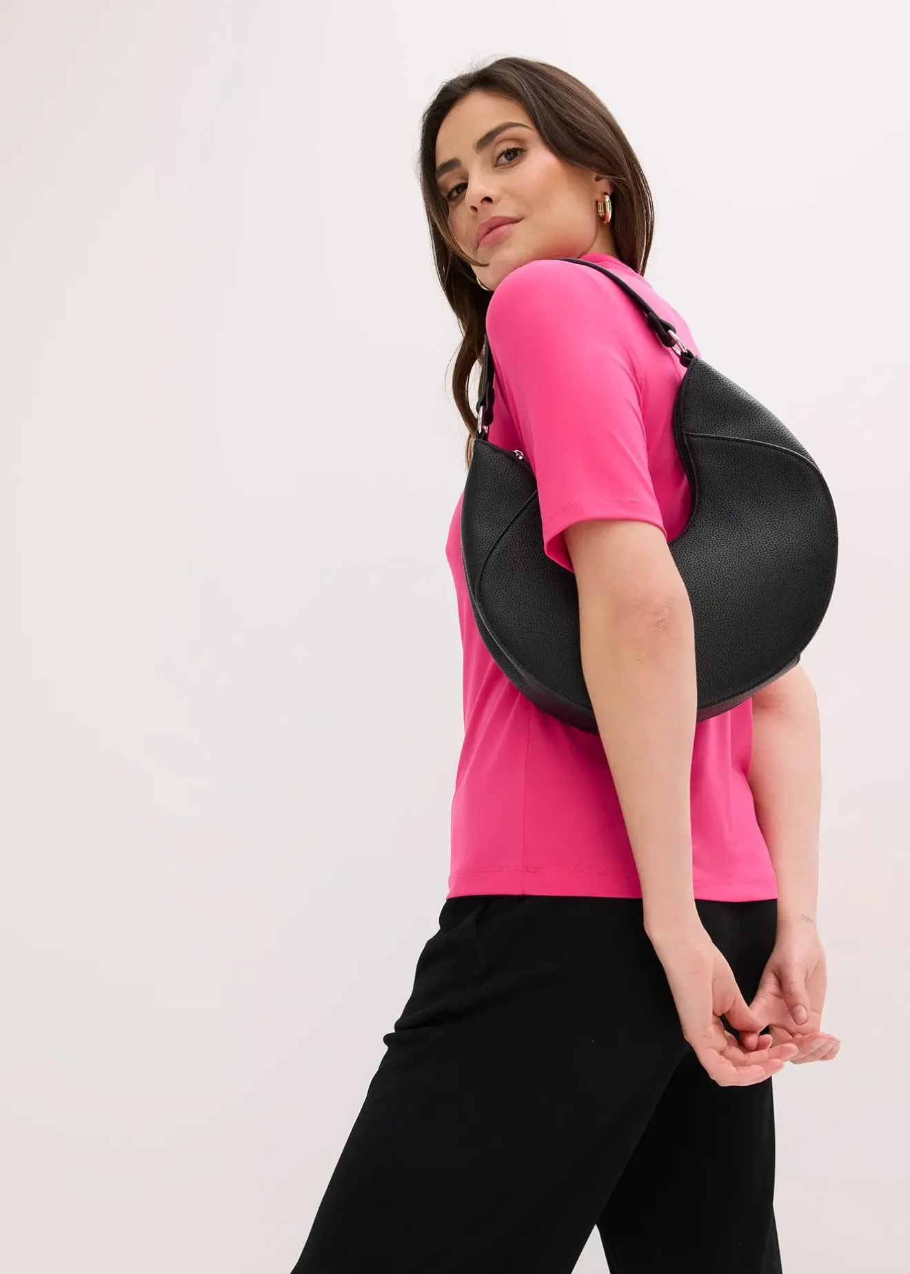 Femme bonprix T-Shirts & Tops|T-shirt à col calice