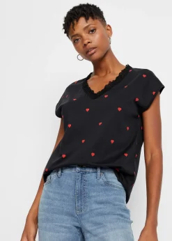 bonprix T-shirt 100% coton|Femme T-Shirts & Tops