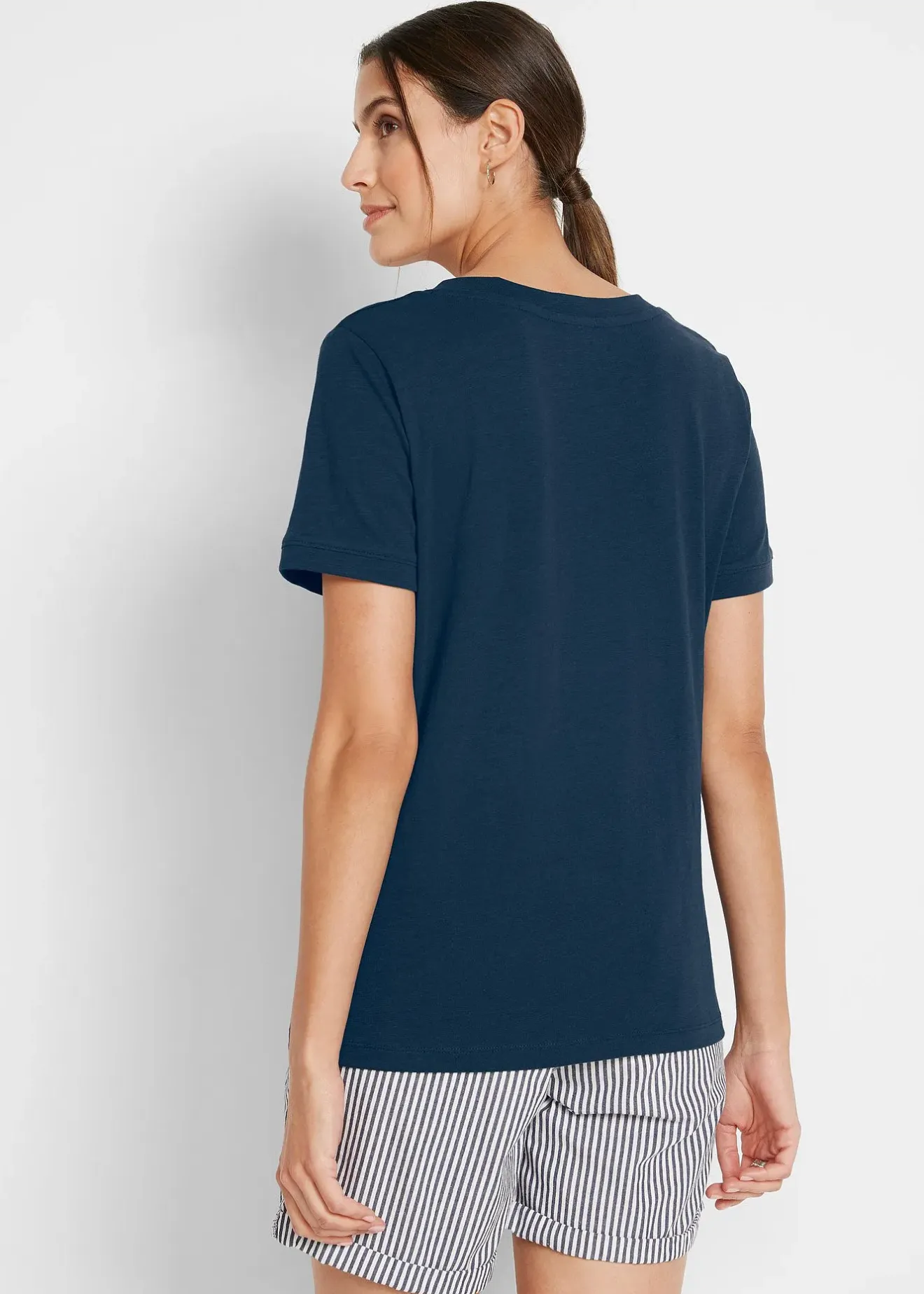 Femme bonprix Basiques|T-Shirts & Tops|T-shirt 100% coton