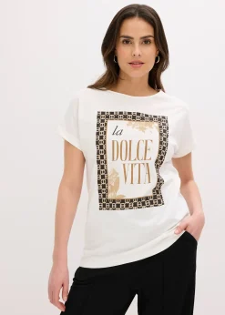 Femme bonprix T-Shirts & Tops|T-shirt 100% coton