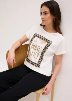 Femme bonprix T-Shirts & Tops|T-shirt 100% coton