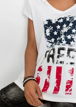 Femme bonprix T-Shirts & Tops|T-shirt 100% coton