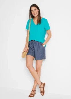 bonprix T-shirt 100% coton|Femme Basiques|T-Shirts & Tops