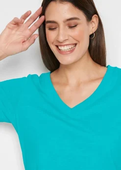 bonprix T-shirt 100% coton|Femme Basiques|T-Shirts & Tops