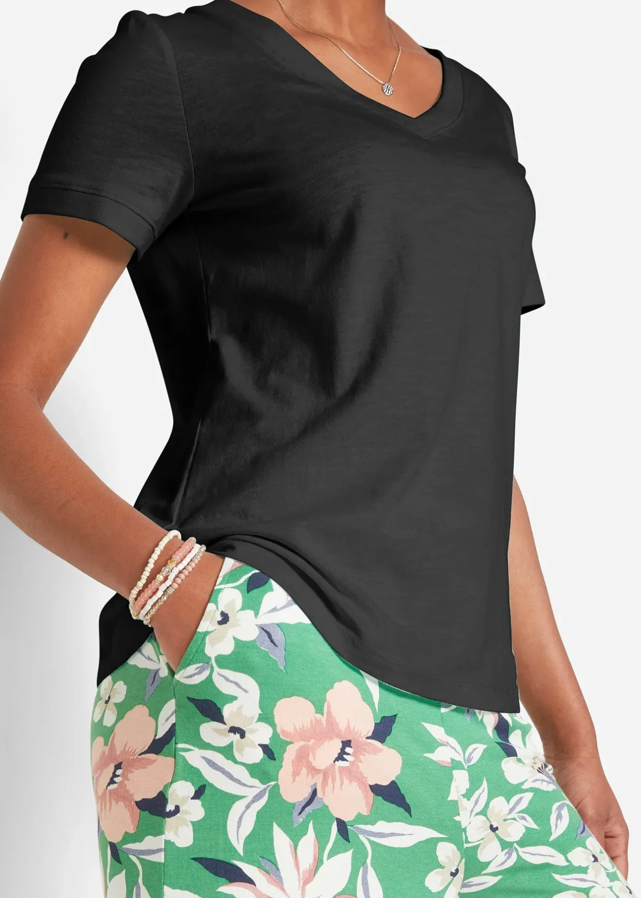 Femme bonprix Basiques|T-Shirts & Tops|T-shirt 100% coton